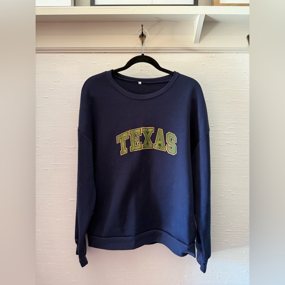 Navy Texas Sweatshirt